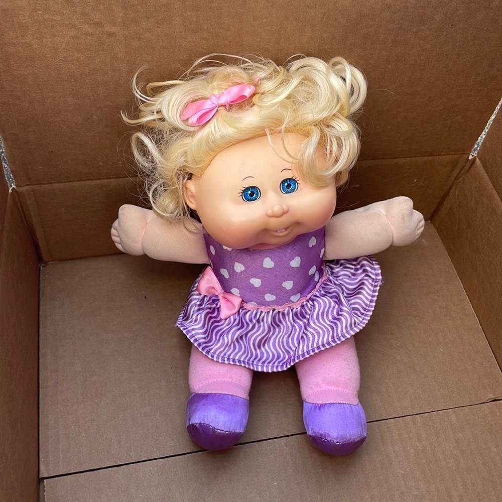 Cabbage patch plush doll